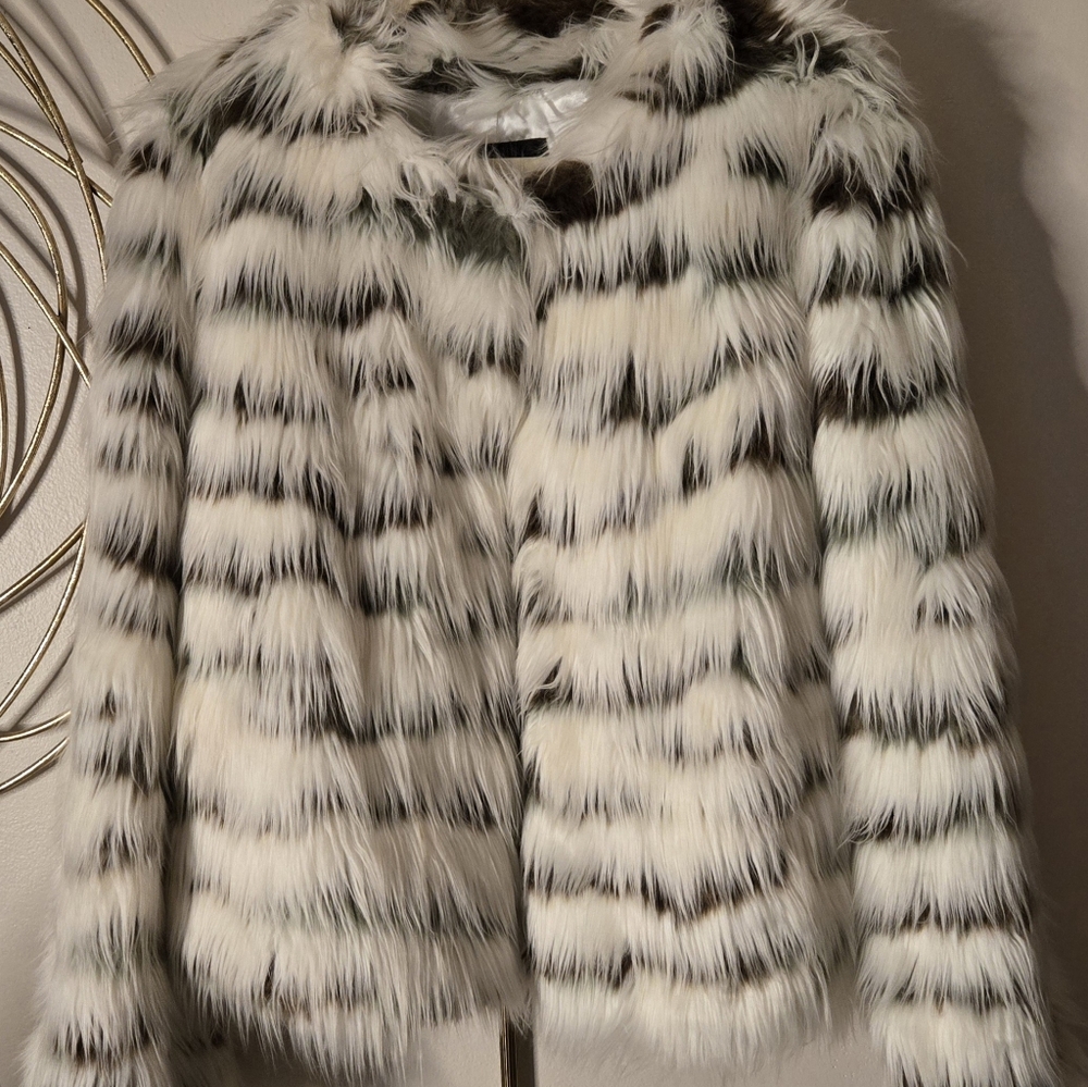 FAUX FUR BOMBER by INC